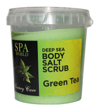 salt scrub green tea
